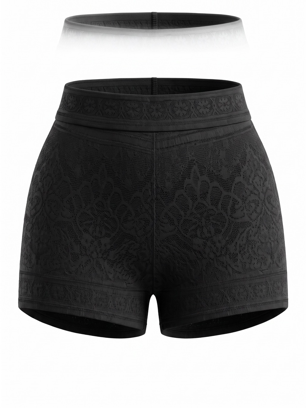 Maje🌟Black High-Waist Jacquard Knit Dress Shorts🌟NWOT🌟Retail $395🌟Gorgeous!